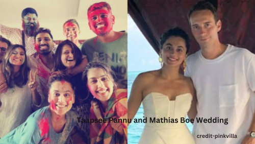 Taapsee Panuu and mathias Boe Wedding